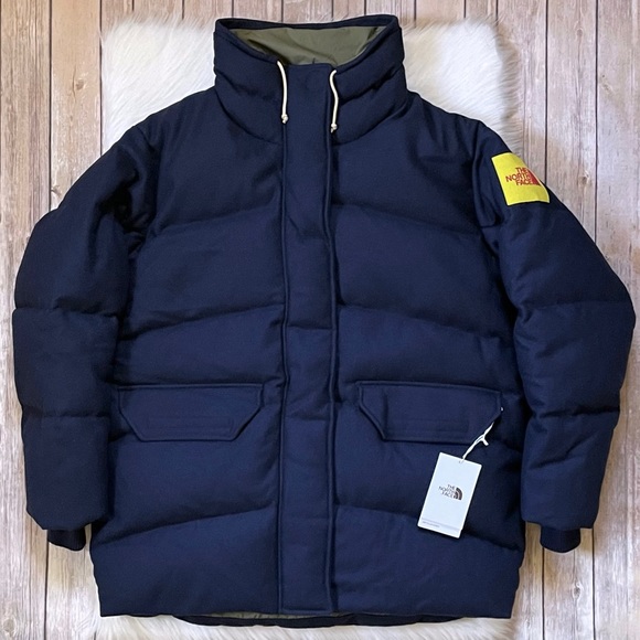 The North Face Women’s Brown Label Larkspur Wool Down Oversized Jacket - Picture 2 of 13